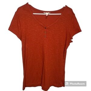 EUC No Boundaries Plus Size XXXL Ribbed V Cut Top